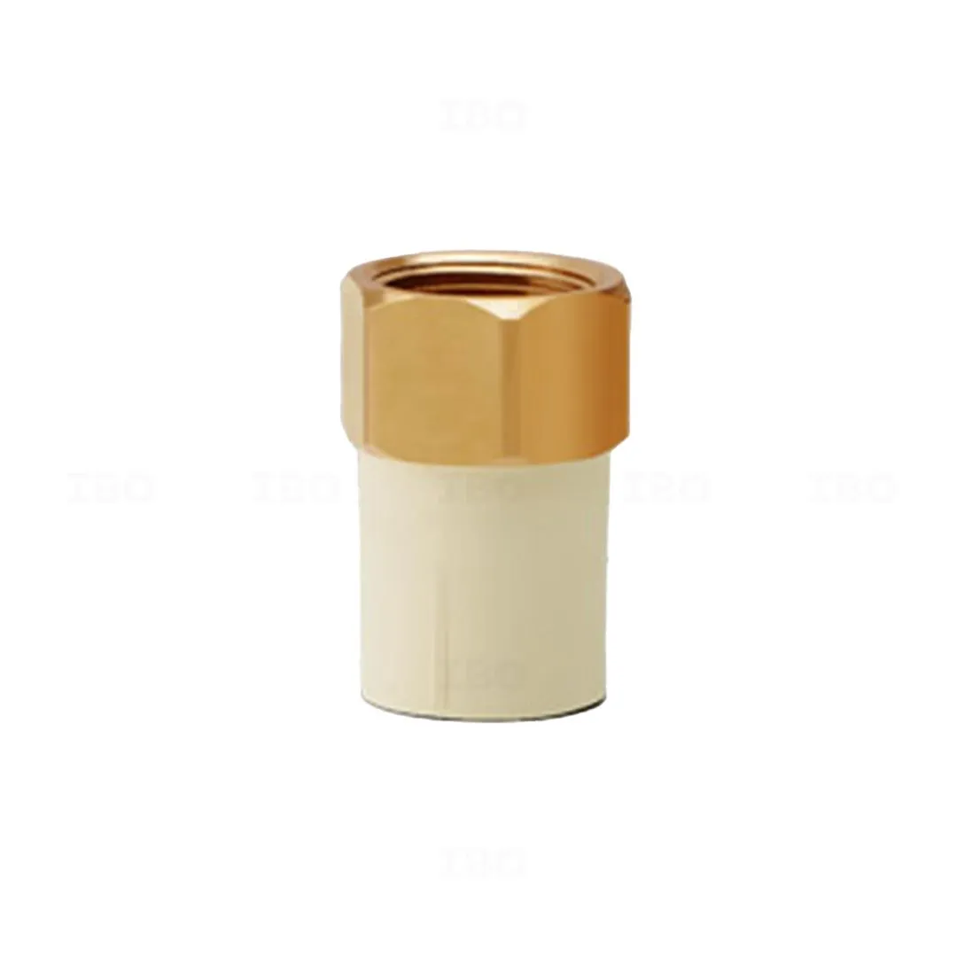 Prince FlowGuard Plus 1/2 in. (15 mm) CPVC Adaptor - FTA (Brass)