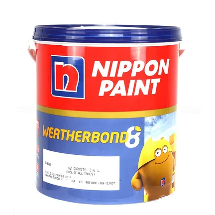 Nippon Weatherbond 8 Quartz - Q6(OR) 3.6 L Exterior Emulsion - Base Nippon Weatherbond 8 Quartz - Q6(OR) 3.6 L Exterior Emulsion - Base